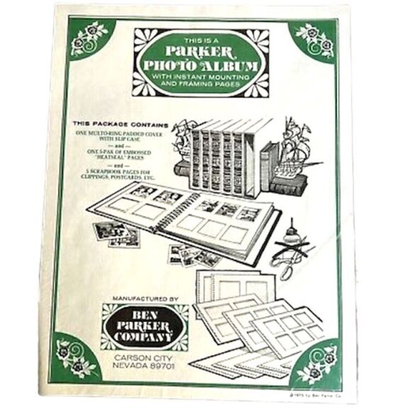 Vintage Ben Parker HeatSeal Photo Album 35H Refill Pages (10 Sheets) Lot - Picture 11 of 14